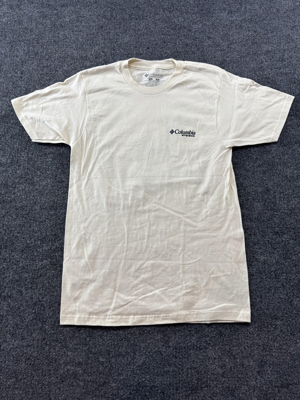 Columbia PHG Shirt Mens Small White Performance Hunting Deer Graphic Outdoor Tee